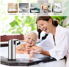 Load image into Gallery viewer, Automatic Soap Liquid Dispenser Stainless Steel Hands Free IR Sensor Touchless
