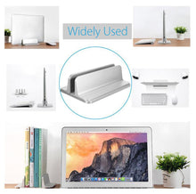 Load image into Gallery viewer, Vertical Laptop Stand Desktop Holder for Surface MacBook iPad Laptop Adjustable
